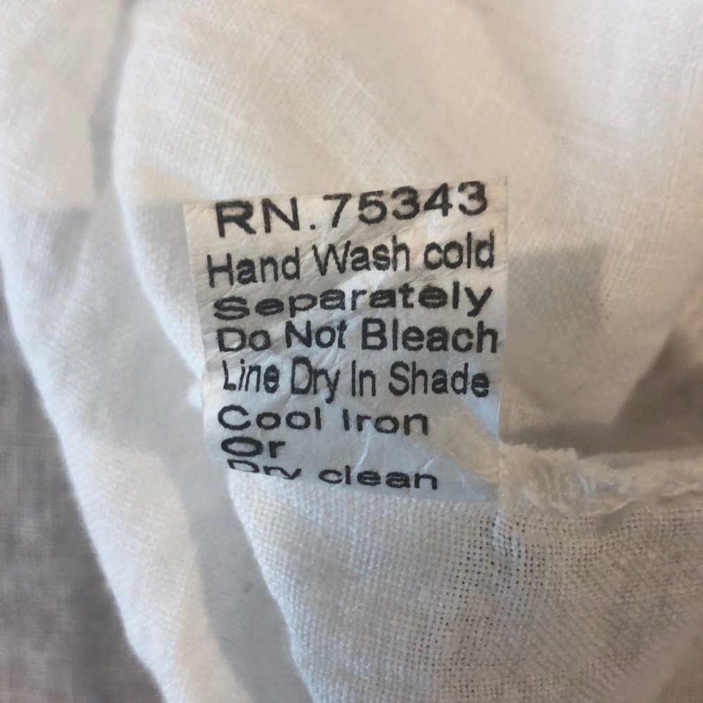 Lungo L’arno Linen Lace Top S Made in Italy - Picture 6 of 6